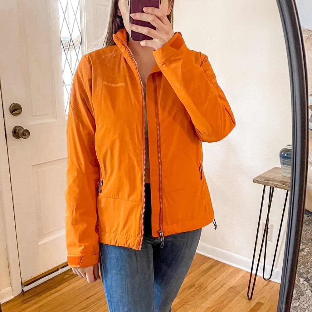 Patagonia Solar Wind Jacket Deep Mango M - Picture 9 of 10